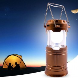 FELINAR + Lanterna solara 6+1 LED LAMPA CAMPING PESCUIT 220V