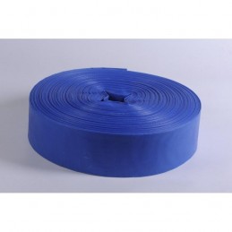 Furtun plat din PVC refulare, 2 inchi, 50m, albastru, insertie panza, Micul Fermier, GF-0291