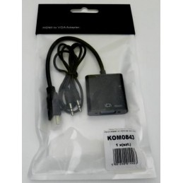 Adaptor HDMI TATA - VGA MAMA & AUDIO