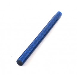 Baton silicon cu sclipici 11mm 20cm - Albastru