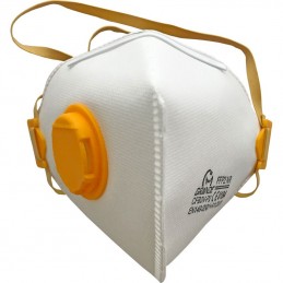 Masca de protectie FFP2 cu supapa si clema pentru lucru, certificare CE EN149:2001, DSH, 280429
