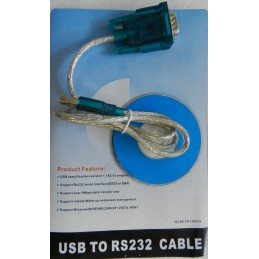 Adaptor USB Serial RS232 DB-9 USB to Serial Adapter - NOU