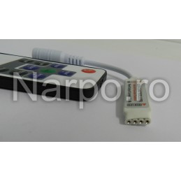 Mini Controller Banda LED RGB 12A 144W 10 Taste RF