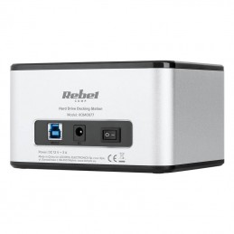 Docking station HDD, SSD USB 3.0 clonare disc, max 8GB, REBEL